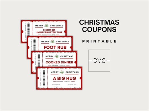 Bons pour les fêtes de fin d'année (téléchargement instantané)