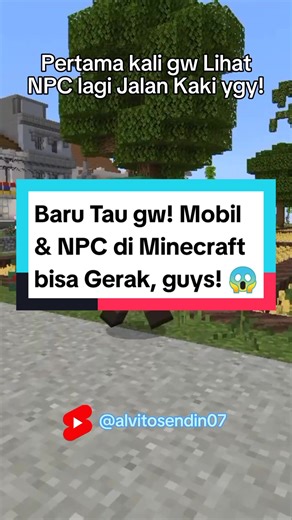 Cara Menggerakkan Mobil & NPC di Minecraft dengan Command Block