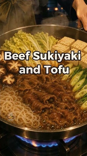 Beef Sukiyaki with Tofu