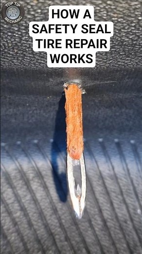 How a Safety Seal Tire Repair Kit Works #tirerepair #safetyseal #tireplug