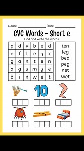 46K views · 259 reactions | Cvc worksheet for kids #engagement #everyone #facebookpost #kids | Alpha kids :worksheets and activities | Facebook