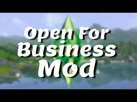 Sims 3 Open For Business - Eigene Geschäfte eröffnen mit diesem neuen Mod || #ModMonday