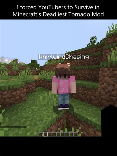 I forced YouTubers to Survive in Minecraft's Deadliest Tornado Mod [PART 1] #minecraft #tornado