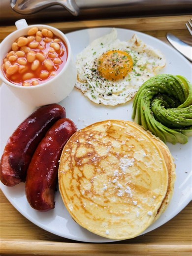 Full English Breakfast and Pancakes recipe — how to make pancakes
