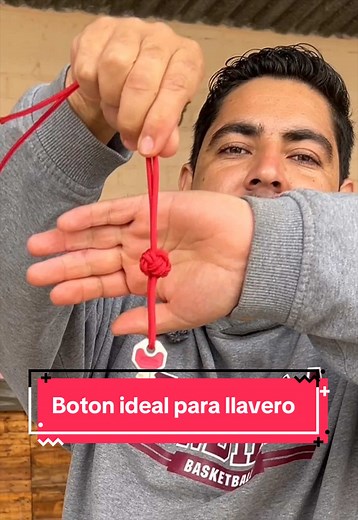 Botón de Macramé para Llavero y Rabiza