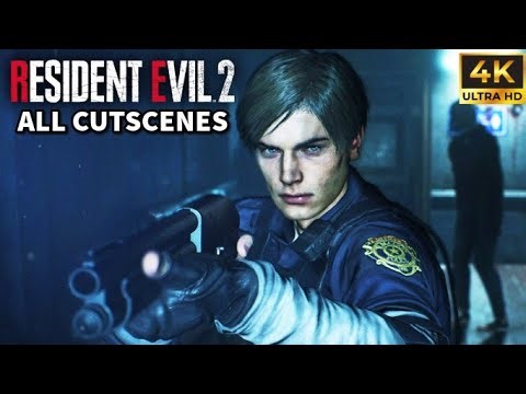 RESIDENT EVIL 2 REMAKE All Cutscenes Leon's Story [PS5 PRO 4K 60FPS]