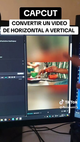 ¿Cómo convertir un video horizontal en Vertical? #tutorial #capcutt #capcutespañol #videovertical #videohorizontal #videohorizontalavideovertical #rocomunica #tipdeedicion #ediciondevideo #trucosdeedicion