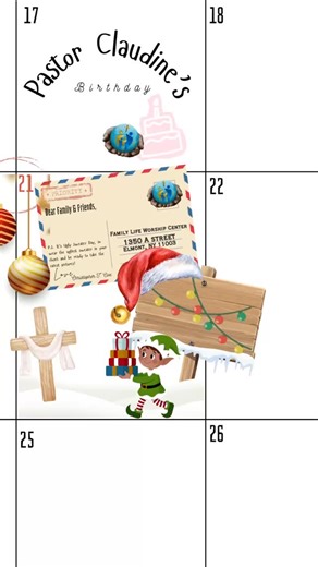 Dear Family & Friends 📝, We at Family Life Worship Center are formally inviting you to join our Christmas Service tomorrow at 10 AM. You can join us live on Facebook at Family Life Worship Center. We can’t wait to see you🫶🏼! P.S It’s ugly sweater day, so wear the ugliest sweater in your closet and be prepared to take the cutest pictures 📸 Love, Christopher T Cox III 💙 #familylifeelmont💙 #communitychurch #discover #explore #elmontny | Family Life Worship Center