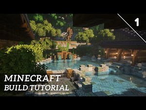 【Minecraft】| Japanese Hotspring Pt. 1 🌿| Build Tutorial
