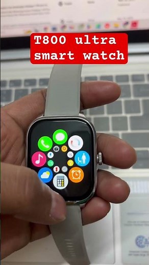 T800 ultra smart watch vibration setting l message notifications in t800 ultra smart watch #watch