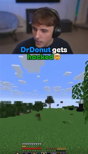 Drdonut gets hacked😭😭💀 #fypage #hacked #drdonut #minecraft