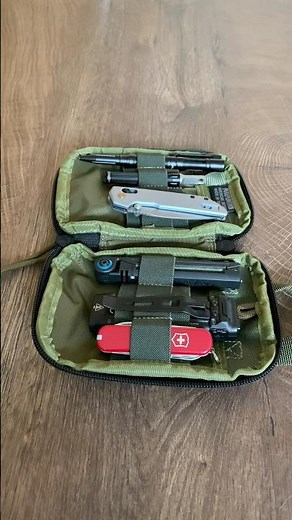 Maxpedition tool kit pouch with tools from Victorinox, Kershaw and Benchmade #edcgear #toolkit