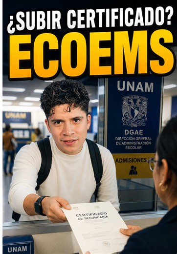 🚨 ¿Ya hay que subir el certificado a ECOEMS? 🚨 INFO SOBRE NUESTRO CURSO 2027 EN EL LINK DE MIS HISTORIAS. #examendeadmisión #miderechomilugar #unam #ecoems #ecoems2026