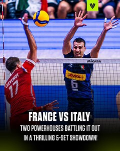 101K views · 1.9K reactions | France    Italy A high-level clash that delivered intense emotions to the fans in Ottawa!   Watch now on Volleyball World YouTube: https://bit.ly/4h9tHJp. ️ Get your #VNL2025 tickets: https://t.co/E8GR2Usr4u.  #Volleyball | Volleyball Nations League | Facebook