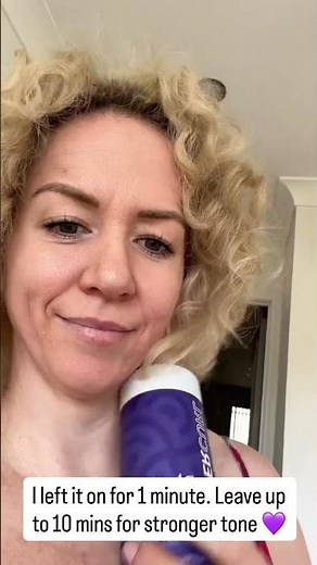 Is this the best thing to ever happen to my blonde curls? 💜 Clever Curl Blonde Curl Treatment!