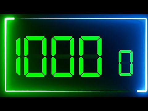 JCTG 1,000 Seconds Countdown (Digital Stopwatch) - Remix BBC World News Countdown 1999, 2013