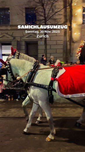 Samichlausumzug in Zurich🎅 🎅✨ Get ready for the magic of Samichlausumzug in Zurich! ❣️On November 30, at 17:00 the beloved St. Nicholas parade returns to the city streets, bringing festive cheer, jingling bells and holiday spirit for all ages. Don’t miss this timeless tradition - come join the celebration and welcome Samichlaus to town! 🇨🇭🎄 _ #switzerland #zürich #zurich #christmas #schweiz #thebestofswitzerland #impressiveswitzerland #exploreswitzerland #bestofswitzerland #weihnachten #ig