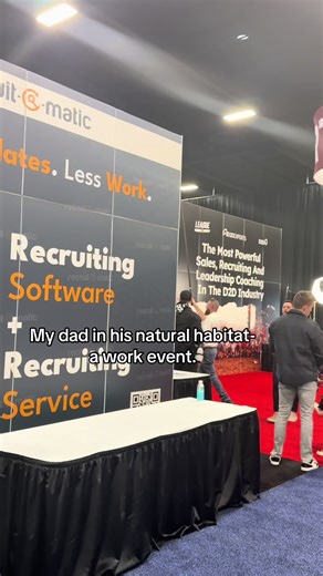 My Dad At A Work Convention: A Fun Snapshot