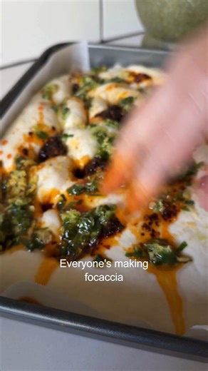 Recipe at the end of the video. Looking to spruce up your focaccia? https://bit.ly/4epzpqs | SBS Food