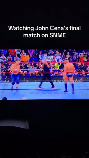 Fernando Hernandez on Instagram: "@johncena vs @gunther_wwe on Saturday Night’s Main Event John Cena’s Final Match @wwe #wwe #snme #thankyoucena #foryou #fypシ #parati"