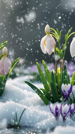 First Thaw Quiet Hope of Spring Screensaver w/ Relaxing Music #framedtvart #relax #waitingforspring