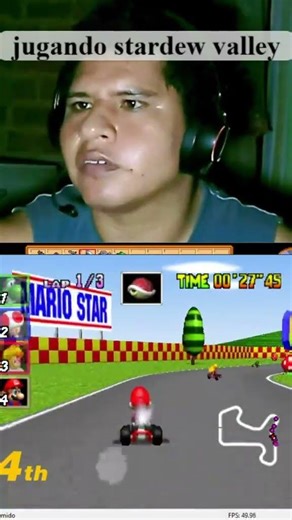 ​POV: Es 1996 y estás dominando el Rainbow Road 🌈✨ #Gaming #Retro #Shorts