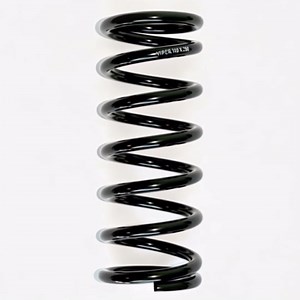 Coil Over Spring, 2.5 Inch ID, 18 Inch Length, Chrome Silicon, Multiple Spring Rates Available, Black and Red (Black, Rate in Pounds: 300lbs)