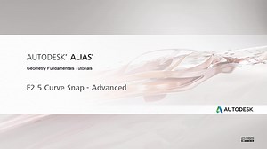 F2.5 Snapping and Mouse Constraints