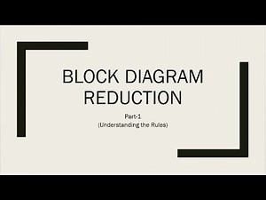 Block Diagram Reduction Control System Examples