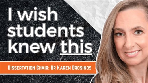 DISSERTATION CHAIR REVEALS: 5 Things New Research Students Need To Know 🎓 | Derek Jansen