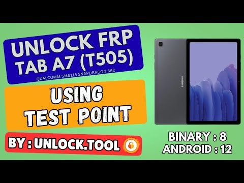 Unlock FRP " SAMSUNG Tab A (T505) " in under 5 minute with UnlockTool (Using Test Point)