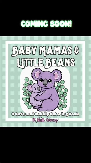 An easy coloring book full of Mama animals and their babies! ✨️ #coloring #colortok #adultcoloringbook #coloringbook #adultcoloring