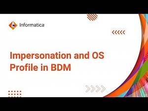 Impersonation and OS Profile in BDM