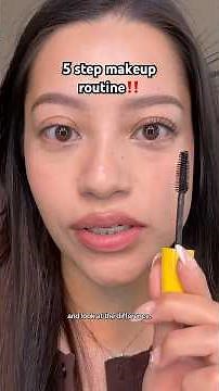 Simple 5 step makeup routine for beginners‼️