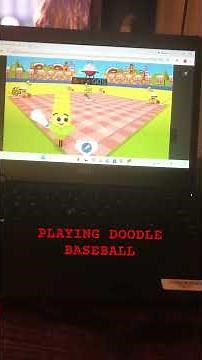 Playing doodle baseball on google