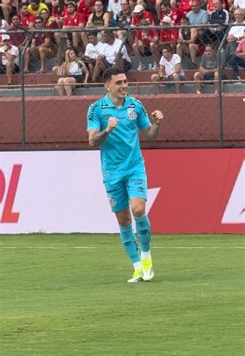 O gol de Escobar, que abriu o placar no primeiro tempo! ⚽ #SantosFC #Santos #TikTokEsportes