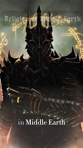 Religion in Middle-earth / Why Evil Builds Temples in LOTR #Middleearth #Tolkien #History #Shorts