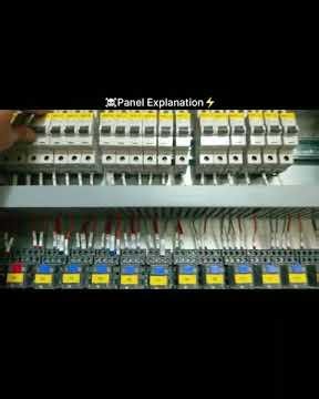 RCP Panel components explanation⚡ #automation #electricalengineering #eletrician