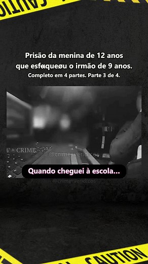 A prisão. Parte 3 de 4. Menina de 12 anos é presa por esfꙙqueꙙr o irmão de 9 anos. As fꙙcꙙdꙙs acabaram sendo fꙙtꙙis e menino, não resistiu aos ferimentos e fꙙleceu no hospital pouco tempo depois. O caso aconteceu em janeiro de 2023. Na cidade de Tulsa, Oklahoma. Todas as partes serão postadas simultaneamente. #crime #crimesreais #truecrime #perturbador #fypシ #foryoupageofficiall #police #policia #crimescene #911 #tragico #psiquiatria #saudemental #scary #disturbing #crimejunkie