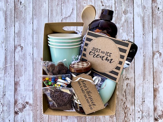 Ice Cream Gift Basket with Free Printables - Kendra John Designs