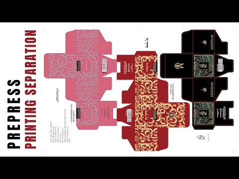 Master Prepress Printing for Perfume Packaging | Full Separation Workflow