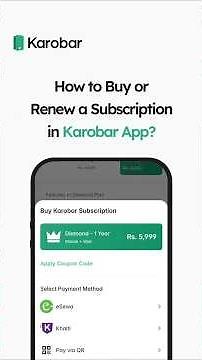 How to Buy or Renew Karobar’s Premium Plans | Gold and Diamond Subscriptions