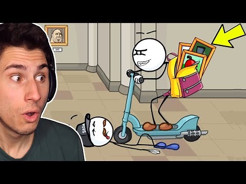 Henry Stickmin Stole $10,000,000 of Art!