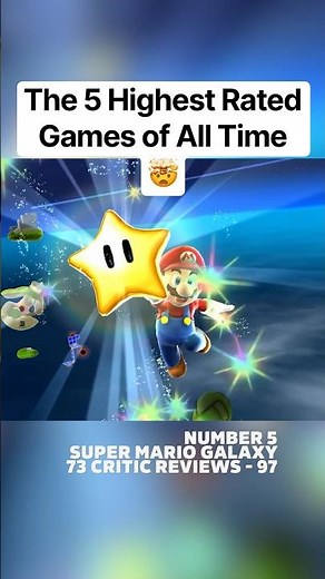 The 5 Highest Rated Games of All Time 🤯 #gaming #videogames #bestgames #top5 #bestgame #nintendo