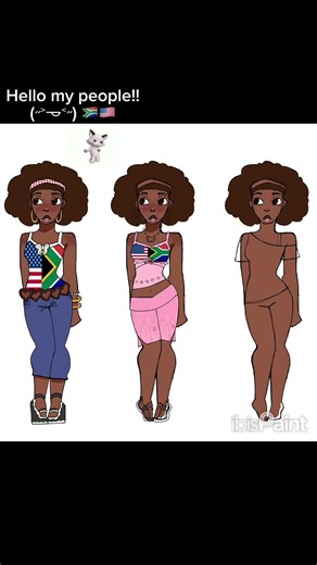 African American flag top outfits I made because like yeah