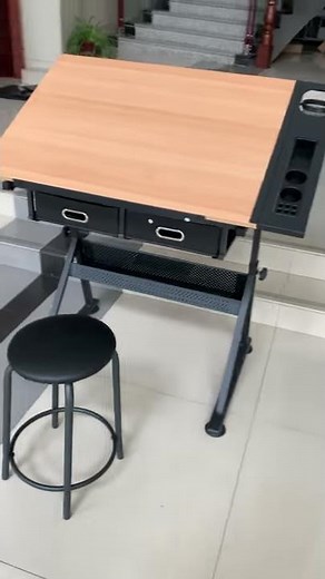 Art Studio / MDF Wood Surface Drafting Desk / Art Drawing Table