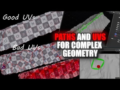Custom paths and better UVs on complex geo | FREE HDA | Houdini
