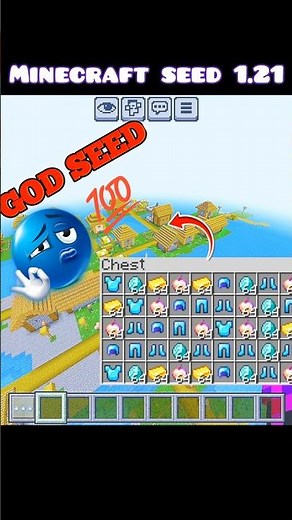 {GOD SEED} Minecraft OP Seed 😱 Instant Diamond Loot!🔥