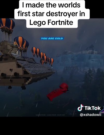 Building a Star Destroyer in LEGO Fortnite