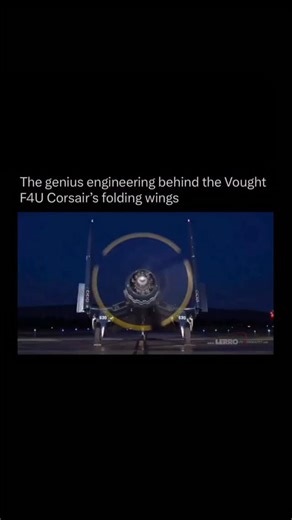 futuretech_universe on Instagram: "The Vought F4U Corsair sits on the runway idling as its massive folding wings slowly spread open, revealing the famous inverted gull-wing design that wasn't made for style, but to fit a huge propeller, shorten the landing gear, and survive the brutal impact conditions of carrier landings. Powered by a Pratt & Whitney R-2800 radial engine, the Corsair could exceed 400 mph, dominate dogfights, and deliver devastating ground attack runs, earning its reputation as